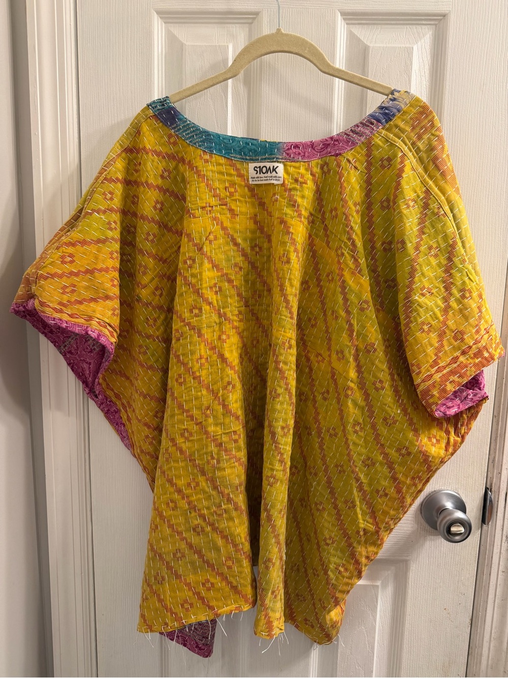 Reversible Kantha High-Low Top - Picture 8 of 8